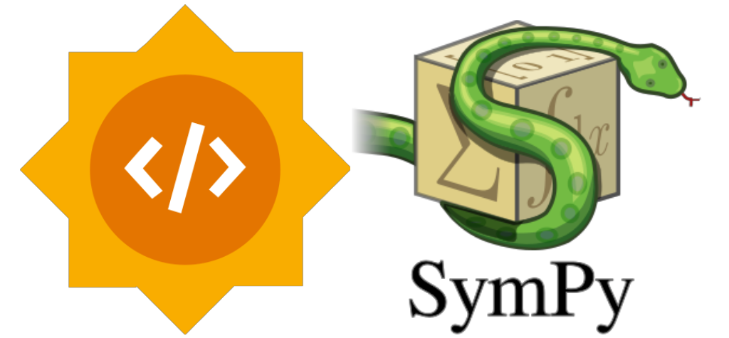 A picture with the Google Summer of Code logo on the left and the SymPy logo on the right.